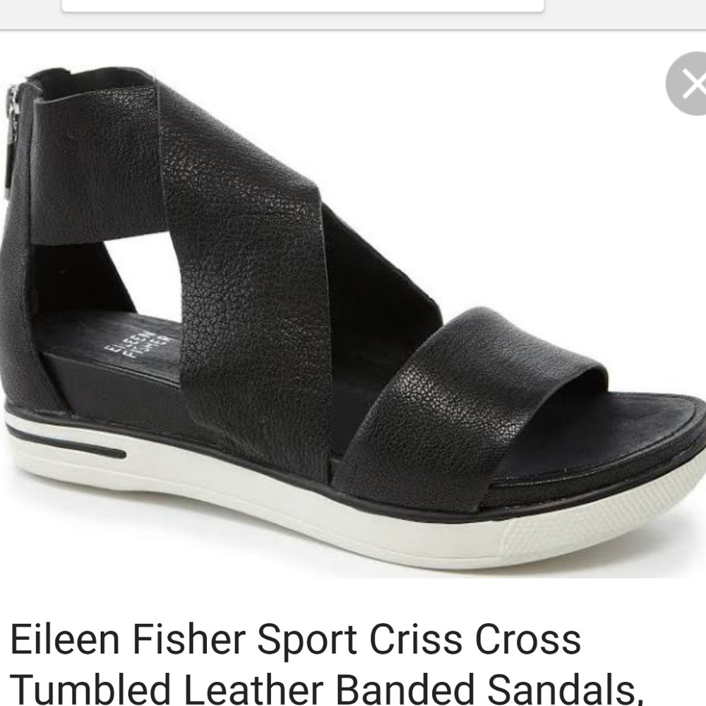 Eileen Fisher Sport Cross Cross Sandals